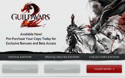 Mise en pause des ventes digitales de Guild Wars 2 en Amérique du nord